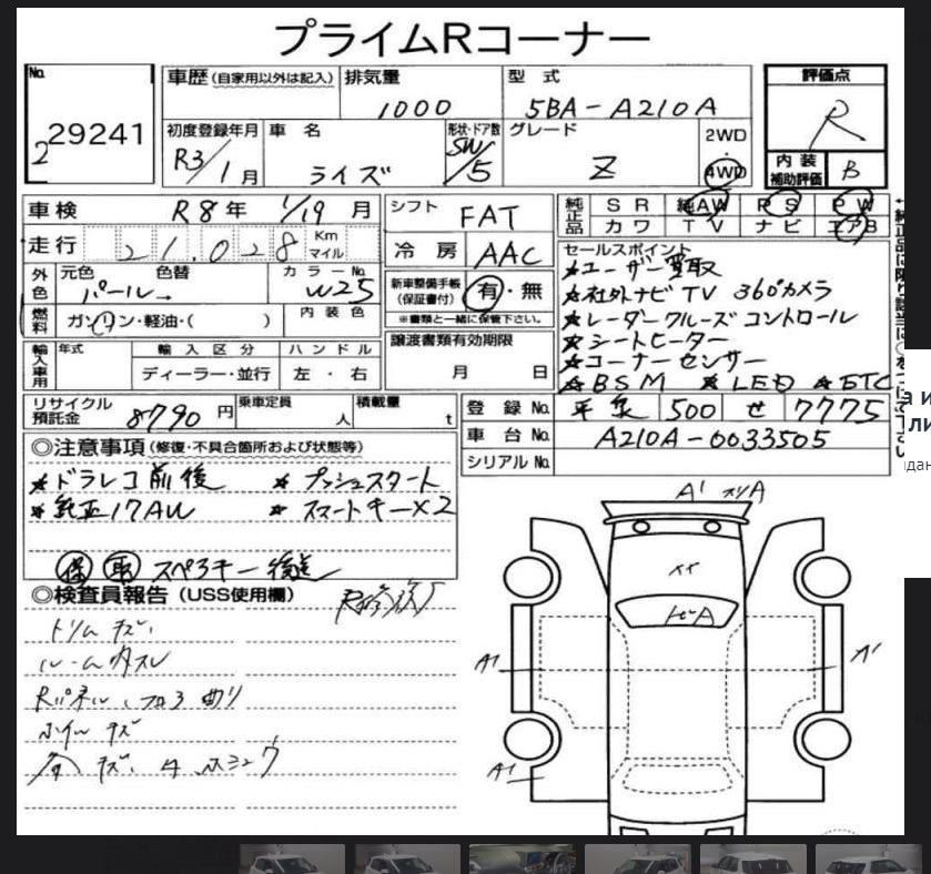 TOYOTA TOYOTA RAIZE A210A фото 